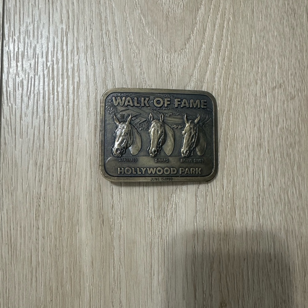 Hollywood Park Walk of Fame Plaque - Silver